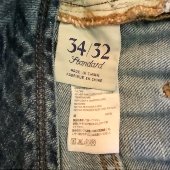 Tommy Bahama Men’s Dark Wash Denim Jeans Standard Strait Leg Measures 32x30 - Picture 9 of 11